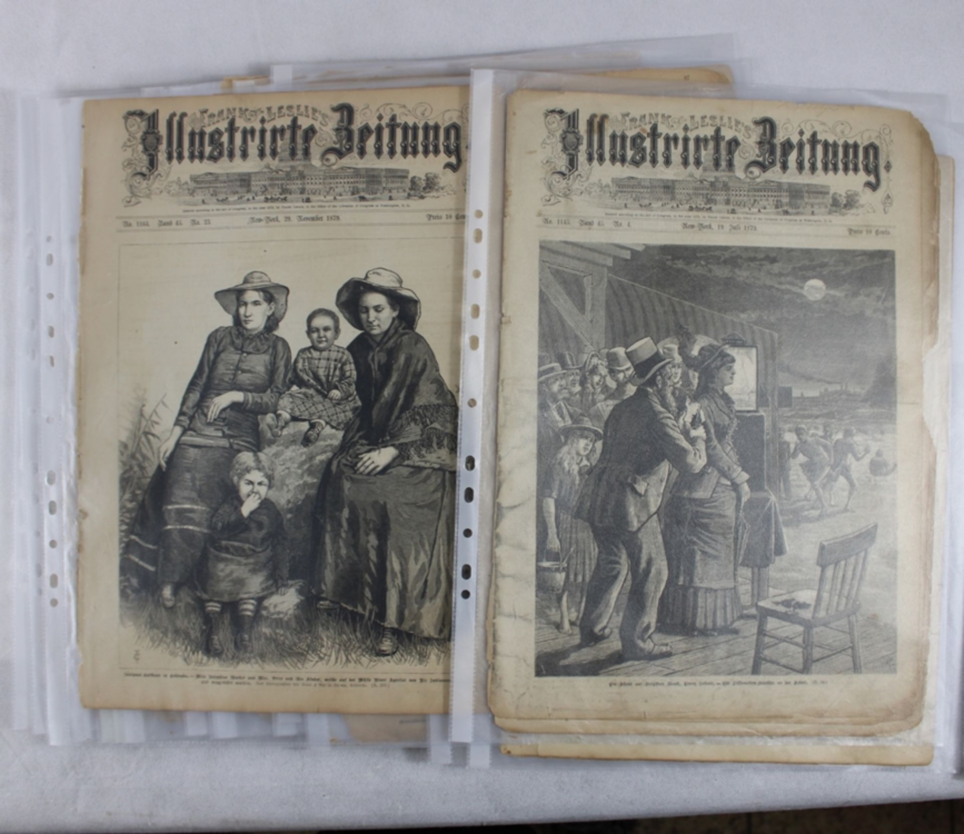 Frank Leslies Illustrierte Zeitung New York 1879 Band 45, nicht auf Vollständigkeit geprüft, Beschä - Bild 3 aus 3