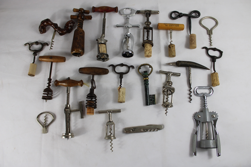 Old corkscrew collection approx. 21 pieces