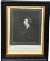 AFTER SIR JOSHUA REYNOLDS P.R.A : ENGRAVING OF SIR WILLIAM CHAMBERS BY SAMUEL WILLIAM REYNOLDS,