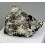 AN UNUSUAL MINERAL OF PYRITE AND QUARTZ 7cm x 5cm x 5cm