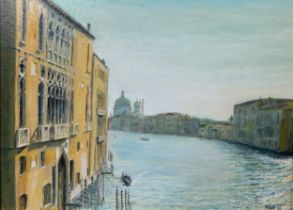 A COLLECTION OF FOUR OIL PAINTINGS AND THREE WATERCOLOURS (7) Various subjects, including Venice.