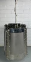 A CORSET CEILING LIGHT BY BRAND VAN EGMOND, Height 49cm x 42cm diameter Total drop: 89cm