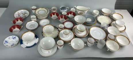 A LARGE COLLECTION OF MIXED CHINA TO INCLUDE MINTONS, DOULTON ETC (QTY)