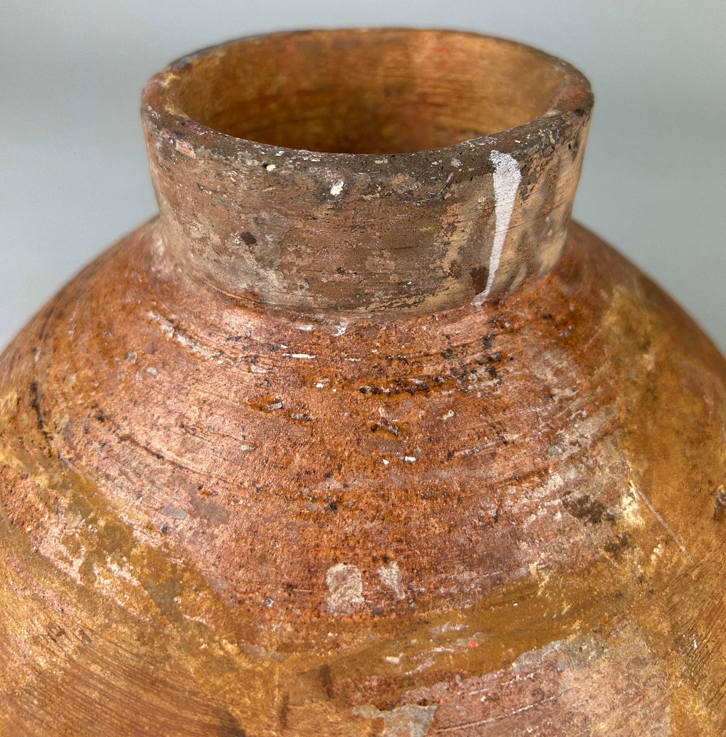 A 14TH CENTURY MAMLUK SLIPWARE POTTERY FOOTED BOWL, 24cm x 13cm Provenance: Purchased by the current - Image 7 of 8