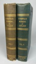 GIDEON MANTELL (1790-1852) WONDERS OF GEOLOGY SIXTH EDITION IN TWO VOLUMES, Cloth bound.