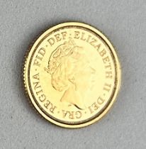 A QEII 2022 GOLD QUARTER SOVEREIGN, Weight 2.0gms