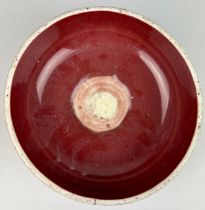 A 19TH CENTURY CHINESE SANG DE BOUEF OR 'LANGYAO' BOWL, 19cm x 6cm