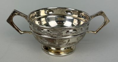 A SILVER ARTS AND CRAFTS BOWL, Weight 166gms