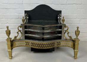 A GEORGE III STYLE FIREPLACE, 80cm x 60cm x 38cm