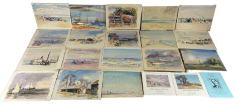 ROBERT GRAHAM DRYDEN ALEXANDER (1875-1945) A LARGE COLLECTION OF EIGHTEEN PENCIL AND WATERCOLOUR