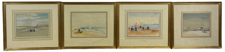 ROBERT GRAHAM DRYDEN ALEXANDER (1875-1945) A SET OF FOUR PENCIL AND WATERCOLOUR PAINTINGS ON PAPER