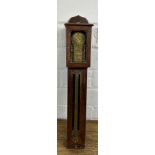 A 19TH CENTURY BAROMETER WITH WOODEN CASE,