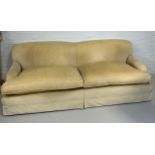 A DAVID SEYFRIED 'CHELSEA' SOFA IN THE HOWARD STYLE, Large two-seater sofa. 230cm x 90cm x 80cm