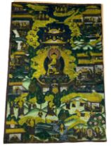 A LARGE TIBETAN THANGKA, 80cm x 53cm