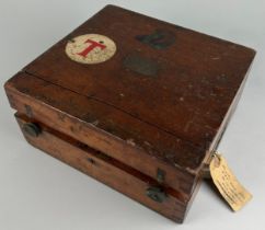 GEORGE LEA AND SONS OF PORTSMOUTH: A BOXED SEXTANT WITH CERTIFICATE OF EXAMINATION FROM THE KEW