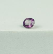 A PURPLE 1.361CT SAPPHIRE OF KASHMIR ORIGIN WITH GRS CERTIFICATE (GEMRESEARCH SWISSLAB), Brilliant