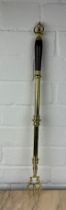 A VICTORIAN TELESCOPIC TOASTING FORK, 55cm L