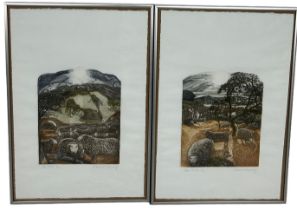 ROBERT GREENHALF (B.1950) A PAIR OF LITHOGRAPHS, Limited edition, signed and numbered in pencil.