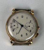 AN 18CT GOLD BREITLING GENTLEMANS WRISTWATCH, Weight: 35.3gms