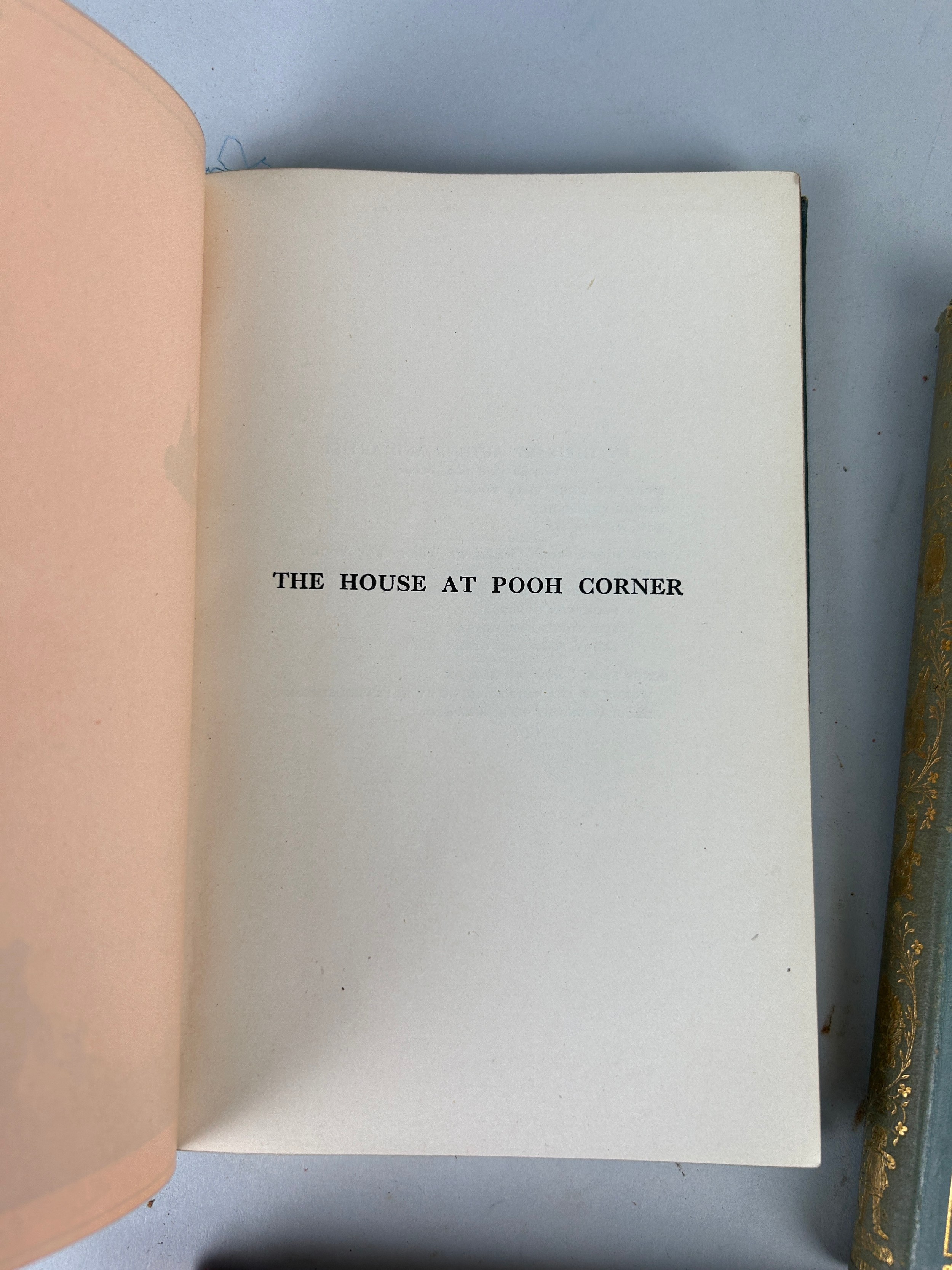 A.A. MILNE: THREE FIRST EDITIONS AND ANOTHER LATER EDITION (4), The House at Pooh Corner, first - Image 4 of 14