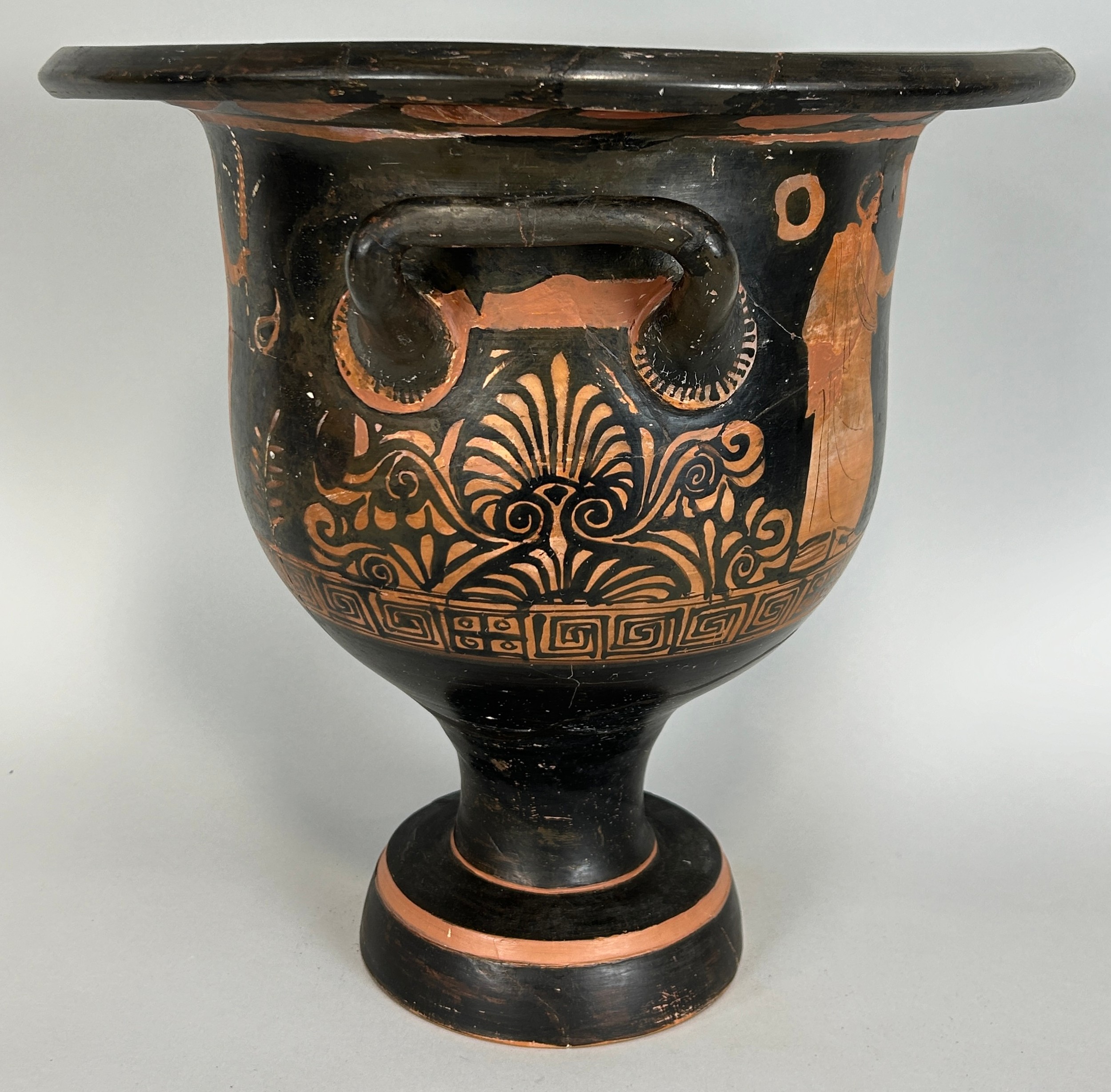 AN APULIAN POTTERY BELL KRATER ATTRIBUTED TO THE BARLETTA PAINTER CIRCA 4TH CENTURY BC, 37.8cm H x - Image 5 of 12