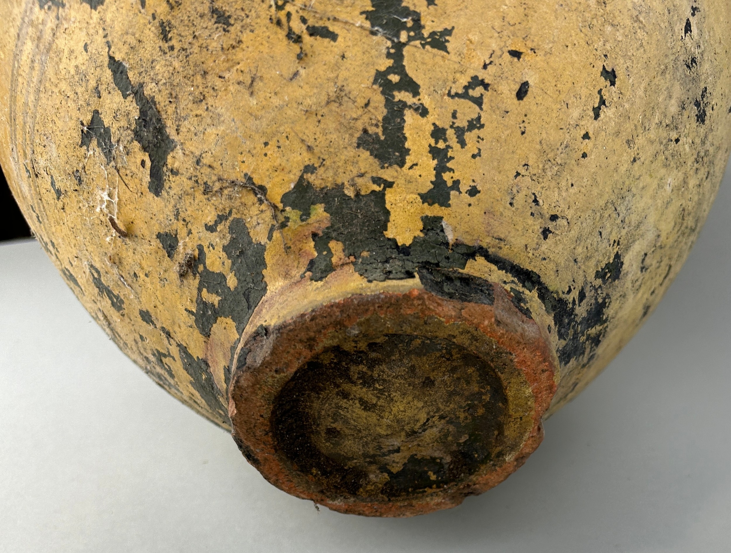 A NORTH AFRICAN GLAZED TERRACOTTA JUG, 40cm H x 23cm W - Image 5 of 5