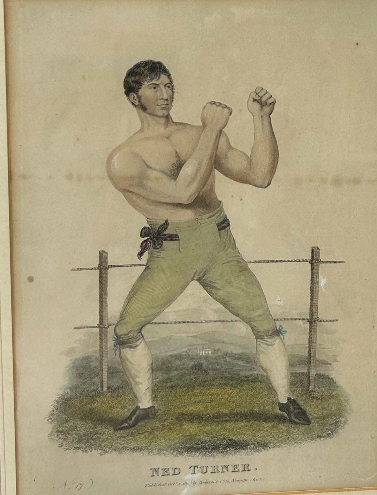 BOXING / PUGILIST INTEREST: A SET OF THREE COLOURED PRINTS (3), 'John Gully' after H.Pugh and J. - Image 4 of 8