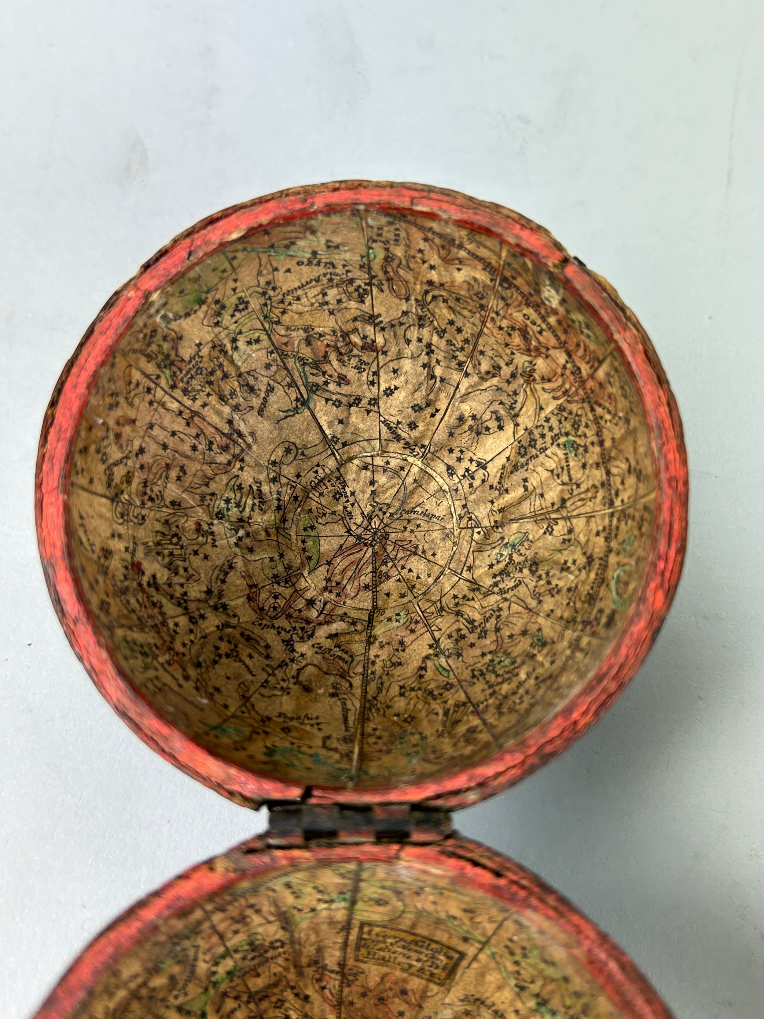 POCKET GLOBE: A CORRECT POCKET GLOBE WITH NEW INSTALLATIONS BY HALLEY AND CO CIRCA LATE 18TH CENTURY - Image 8 of 18