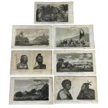 EARLY VIEWS OF COOK'S VOYAGES IN ENGRAVED FORM FROM A FOLIO (7),