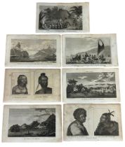 EARLY VIEWS OF COOK'S VOYAGES IN ENGRAVED FORM FROM A FOLIO (7),