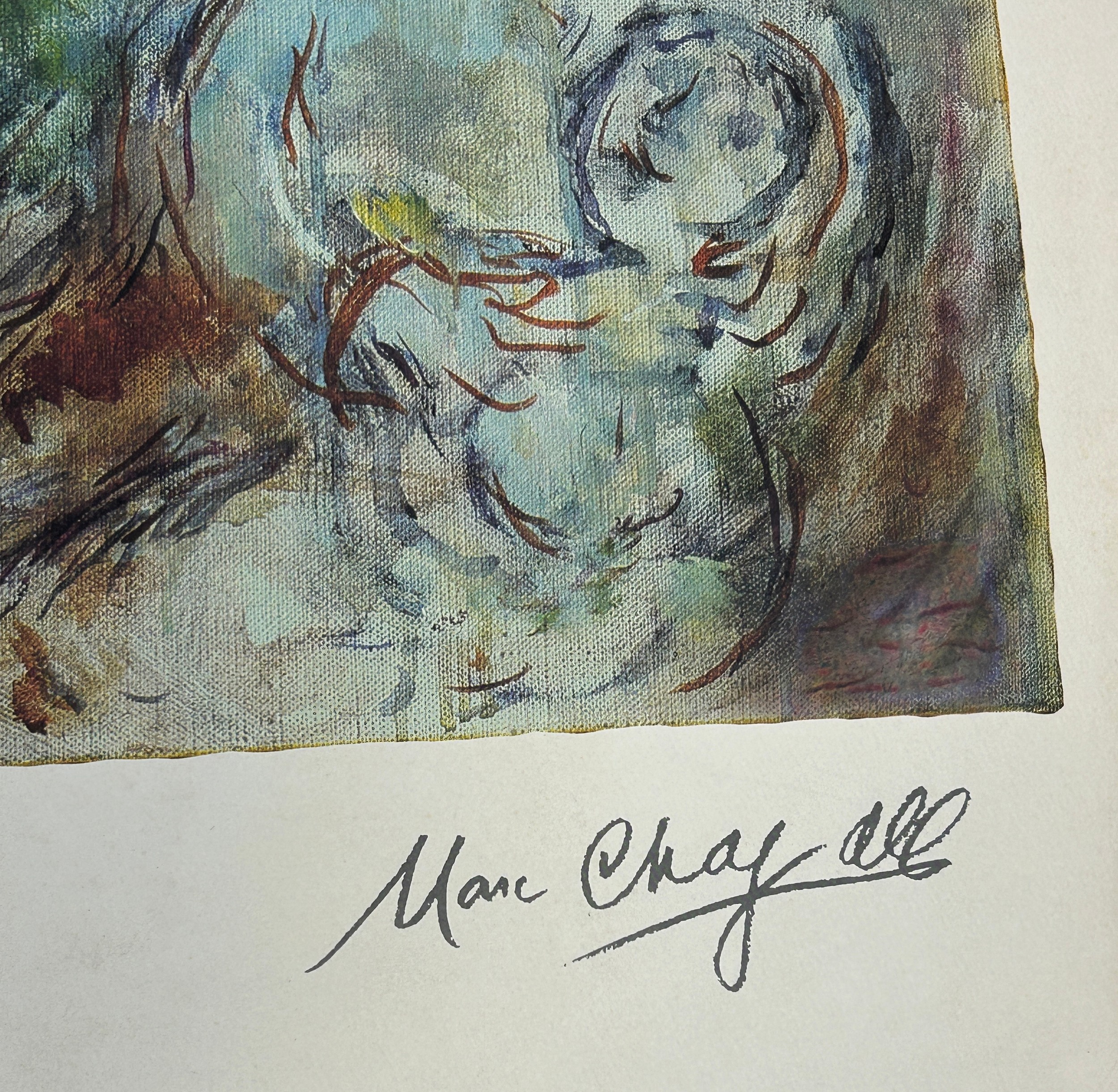 MARC CHAGALL (1887-1985) A LITHOGRAPH, PENCIL NUMBERED EDITION, SIGNED IN THE PLATE, Sheet size 80cm - Image 4 of 4