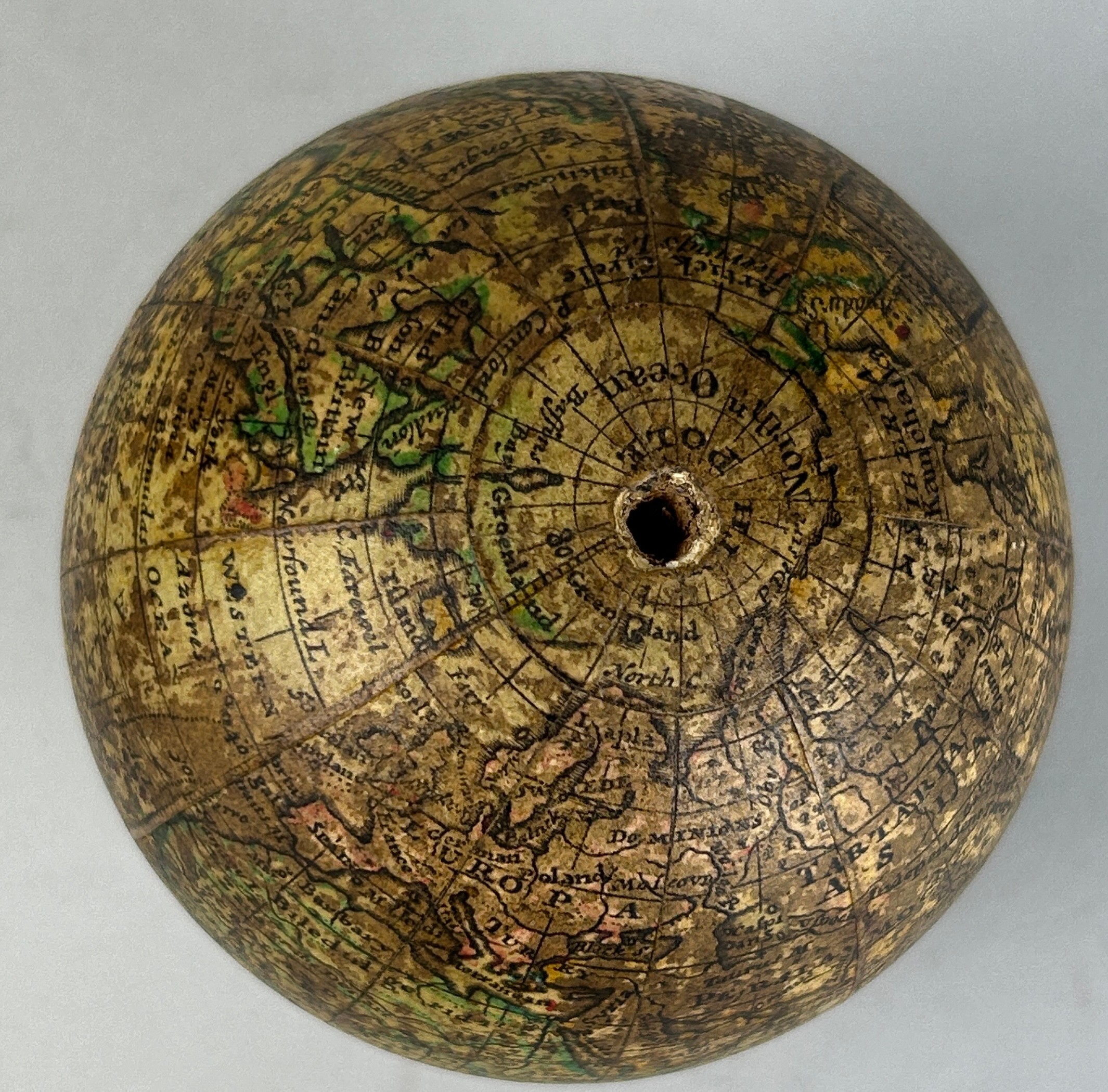 POCKET GLOBE: A CORRECT POCKET GLOBE WITH NEW INSTALLATIONS BY HALLEY AND CO CIRCA LATE 18TH CENTURY - Image 12 of 18