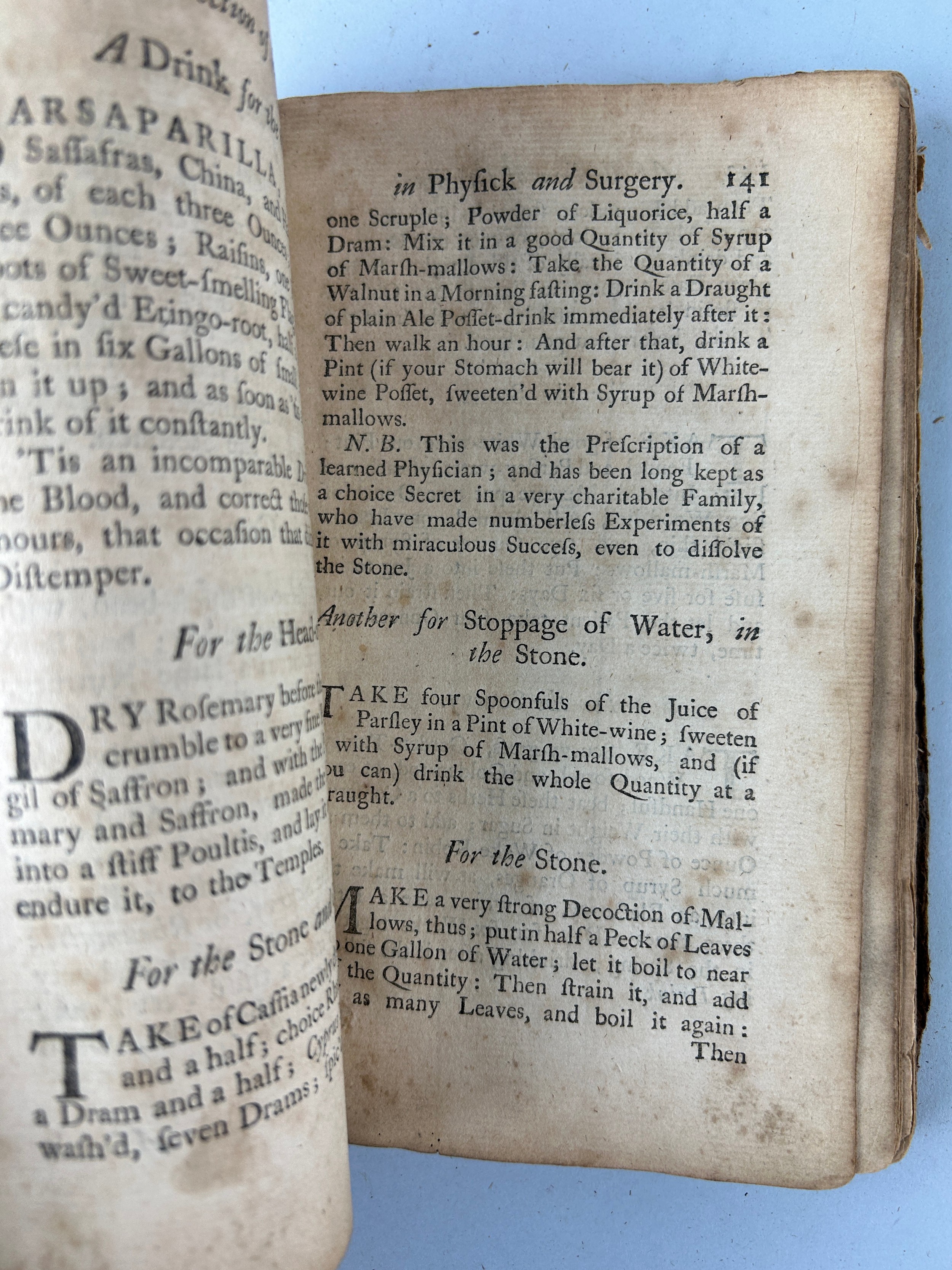 A COLLECTION OF RECEIPTS IN COOKERY, PHYSICK AND SURGERY, PART II BY SEVERAL HANDS, SEVENTH - Image 5 of 7