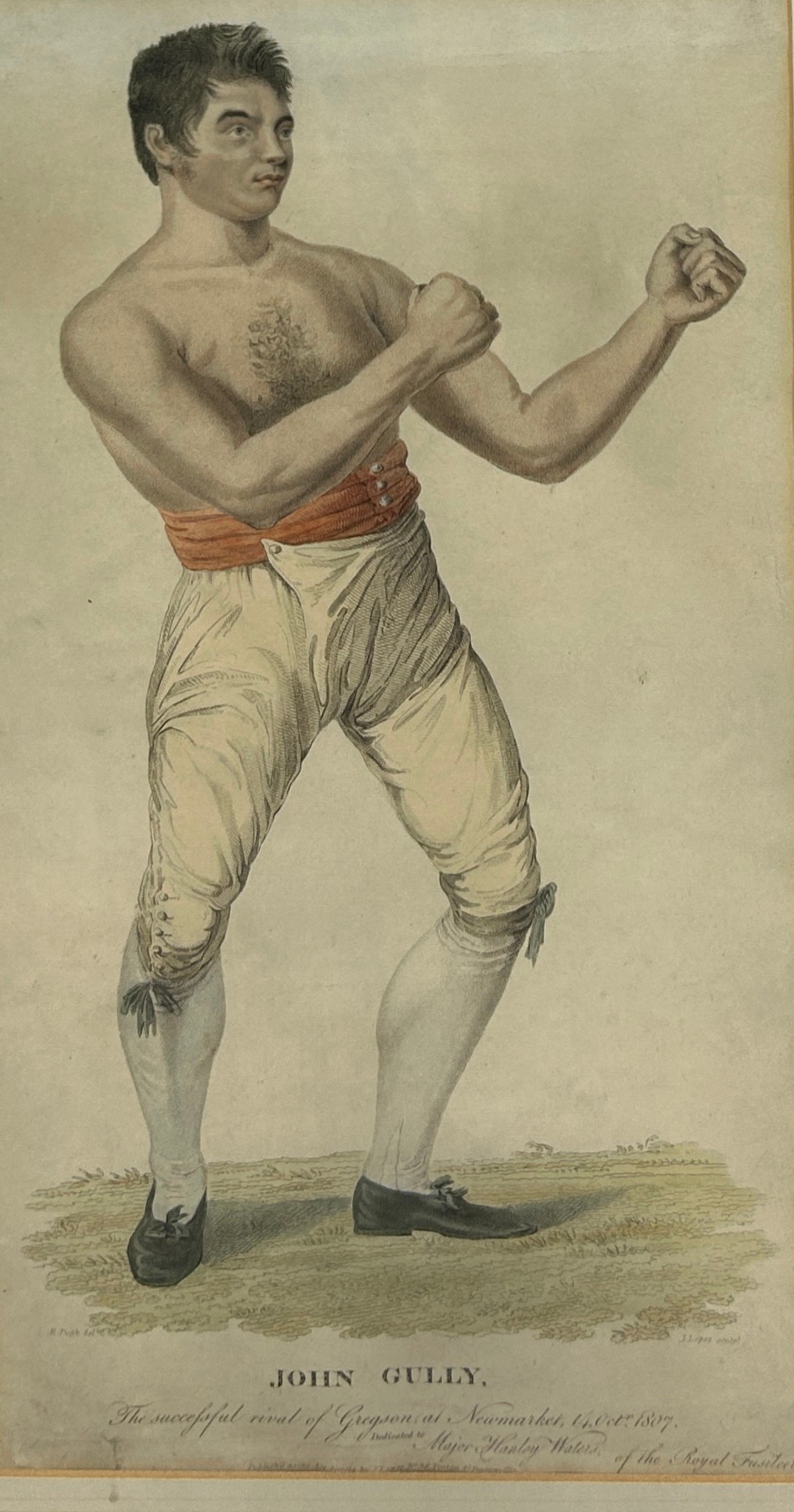 BOXING / PUGILIST INTEREST: A SET OF THREE COLOURED PRINTS (3), 'John Gully' after H.Pugh and J. - Image 2 of 8