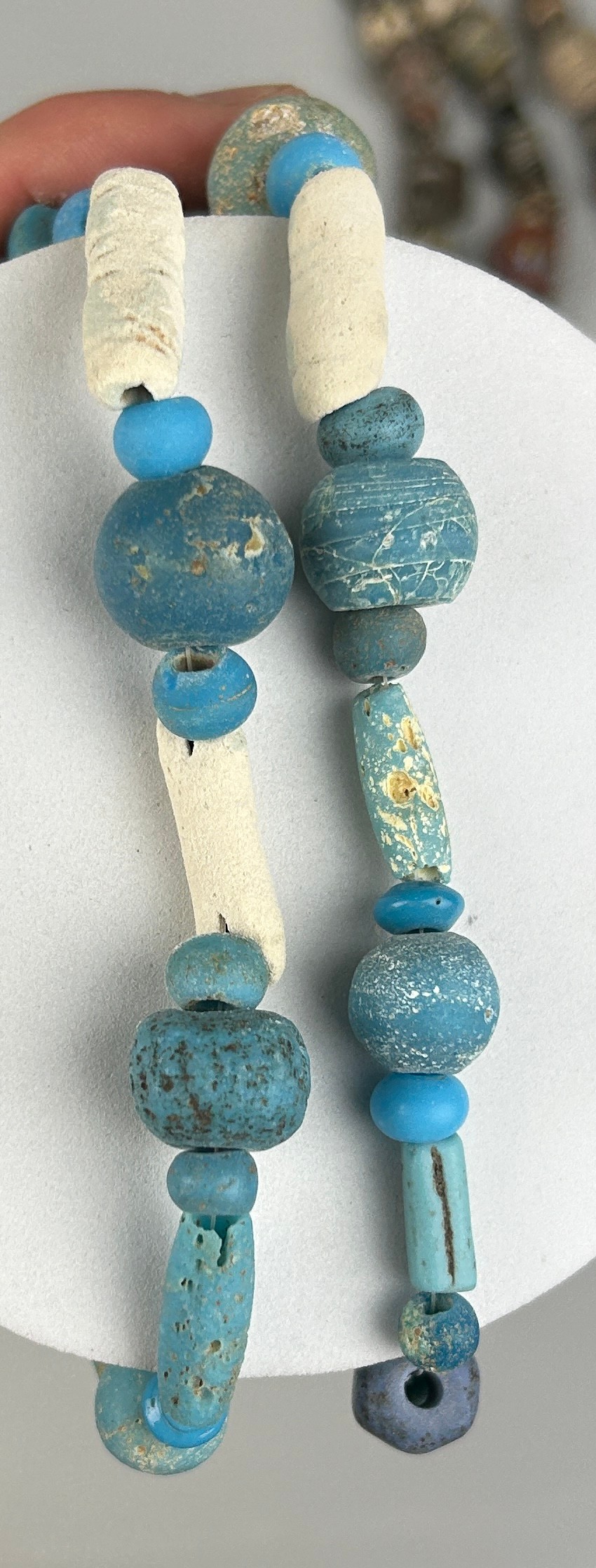 A GROUP OF FOUR POLYCHROME MOSAIC GLASS BEAD NECKLACES, HELLENISTIC TO ISLAMIC PERIOD CIRCA 4TH - Image 10 of 14