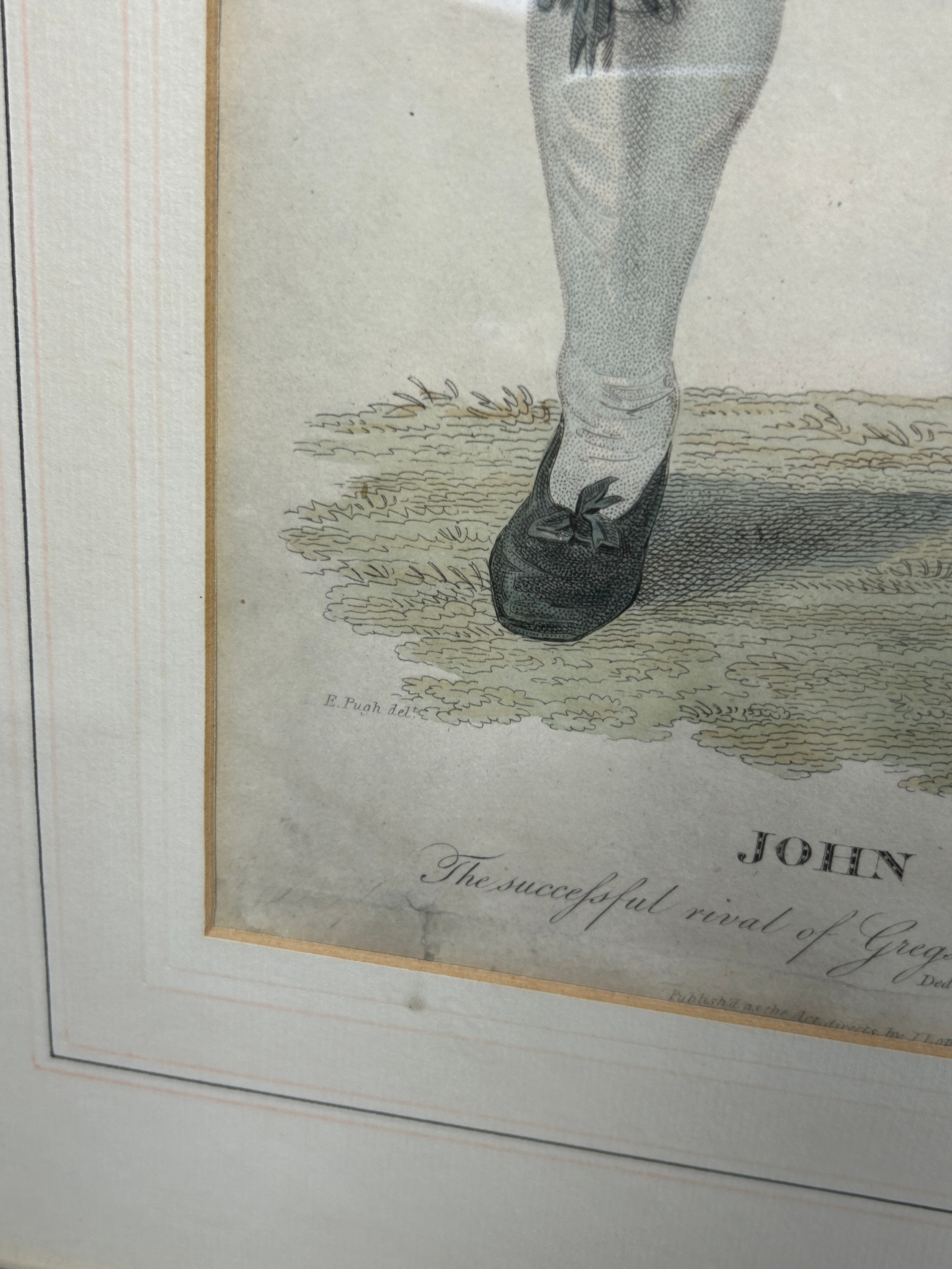 BOXING / PUGILIST INTEREST: A SET OF THREE COLOURED PRINTS (3), 'John Gully' after H.Pugh and J. - Image 5 of 8