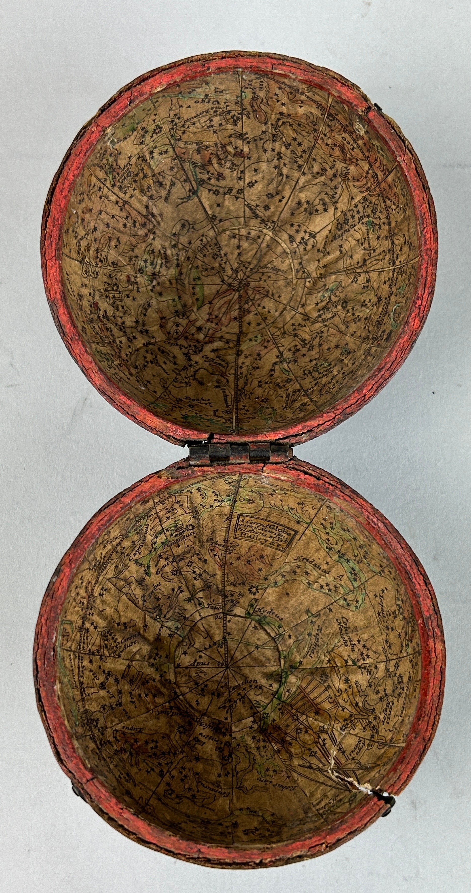 POCKET GLOBE: A CORRECT POCKET GLOBE WITH NEW INSTALLATIONS BY HALLEY AND CO CIRCA LATE 18TH CENTURY - Image 14 of 18