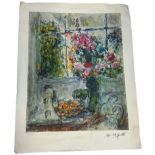 MARC CHAGALL (1887-1985) A LITHOGRAPH, PENCIL NUMBERED EDITION, SIGNED IN THE PLATE, Sheet size 80cm