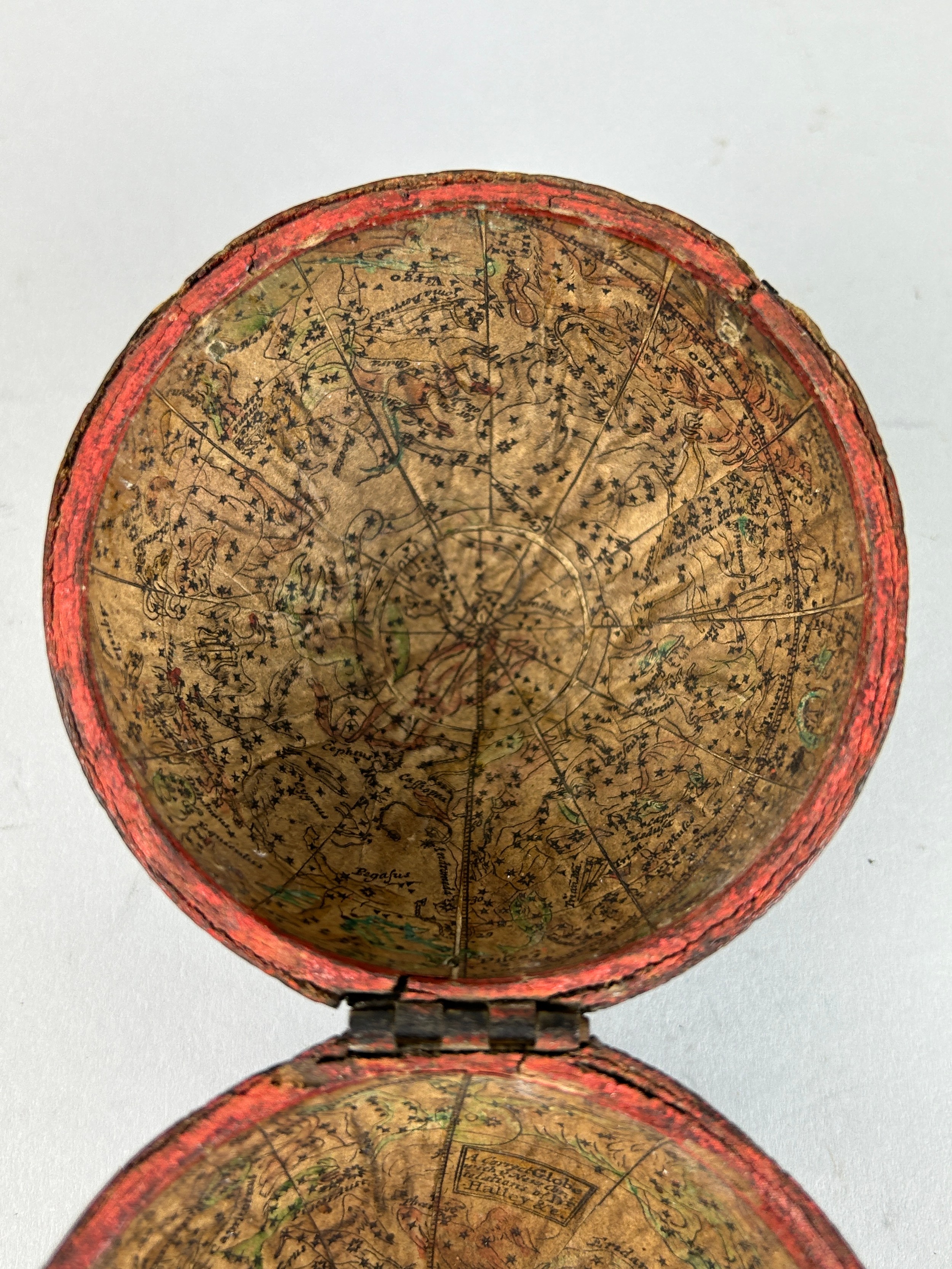 POCKET GLOBE: A CORRECT POCKET GLOBE WITH NEW INSTALLATIONS BY HALLEY AND CO CIRCA LATE 18TH CENTURY - Image 15 of 18
