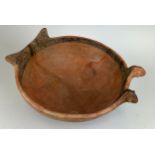 A PRE COLUMBIAN VERAGUAS TERRACOTTA 'AVIAN' BOWL, From Costa Rica/Panama, Veraguas, Greater