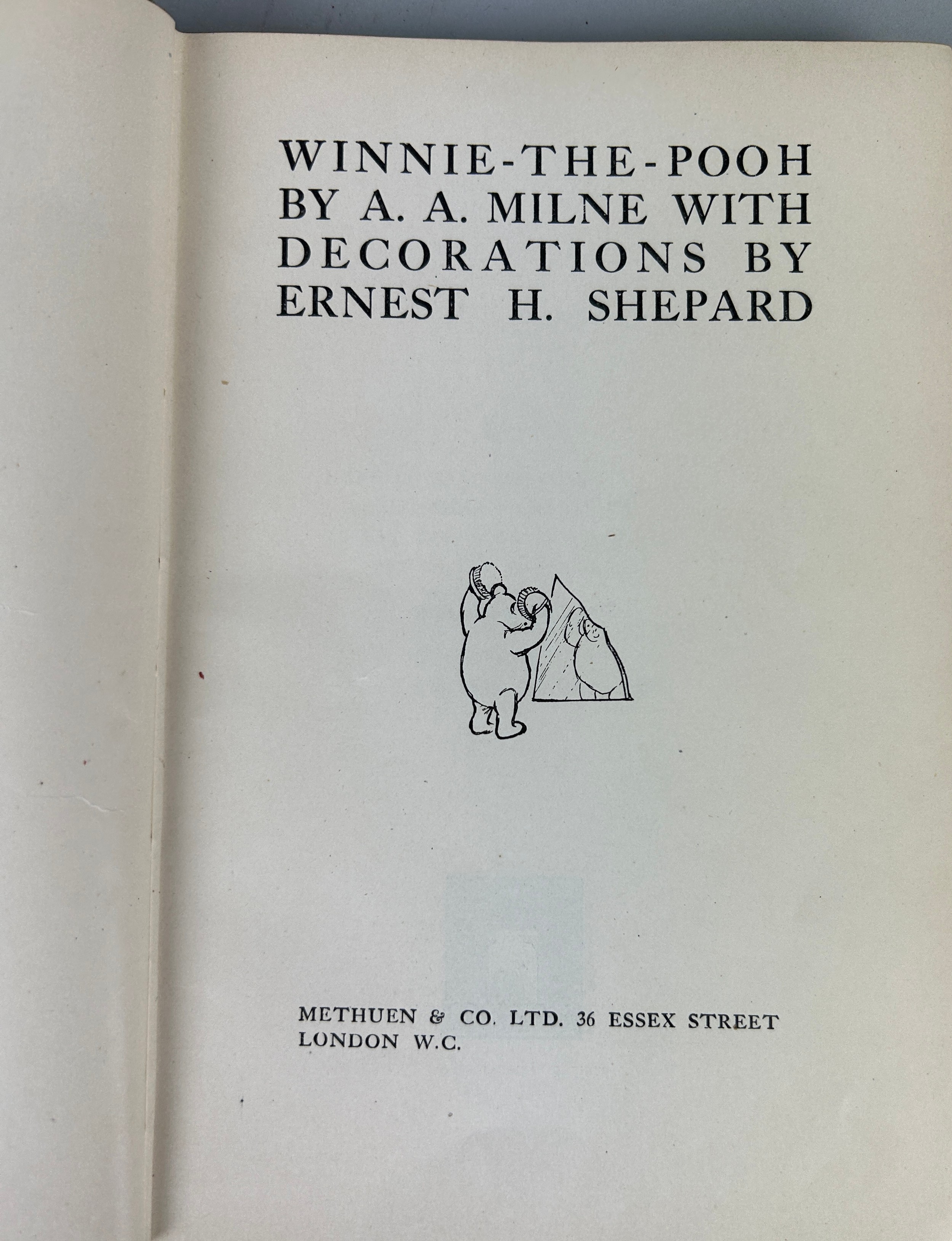 A.A. MILNE: THREE FIRST EDITIONS AND ANOTHER LATER EDITION (4), The House at Pooh Corner, first - Image 7 of 14