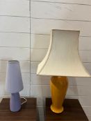 Two Mid Century style lamps
