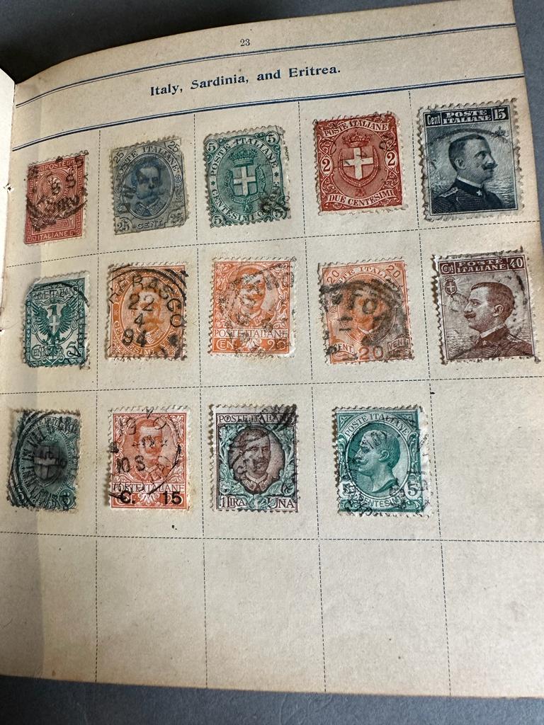 The Victorian Stamp Album with a selection of worldwide and Great British stamps - Image 4 of 9