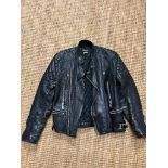 A vintage Bobo leather jacket size 38