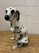 A ceramic dog of a dalmatian (H49cm)