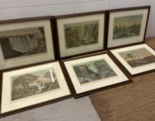 A set of six colonial art prints of African scenes