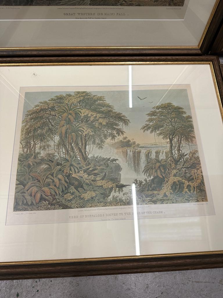 A set of six colonial art prints of African scenes - Image 8 of 12