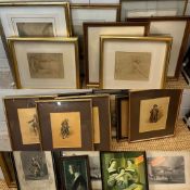 A large selection of prints various scenes