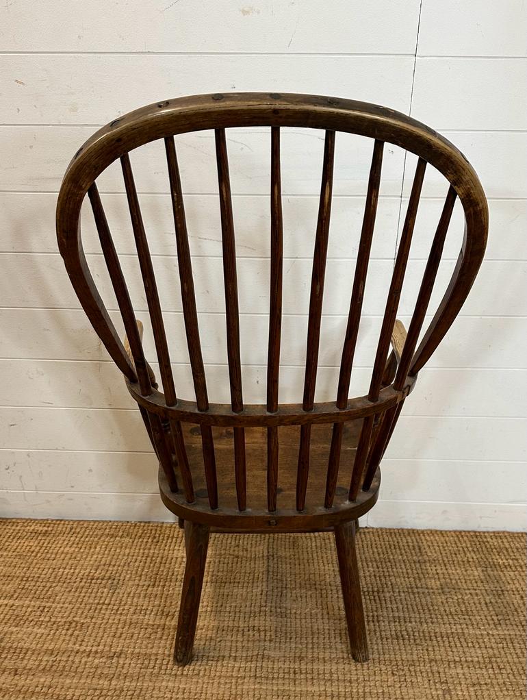 An oak stick back Windsor chair - Image 5 of 5
