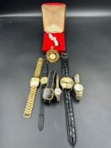 A selection of watches, various makers and styles